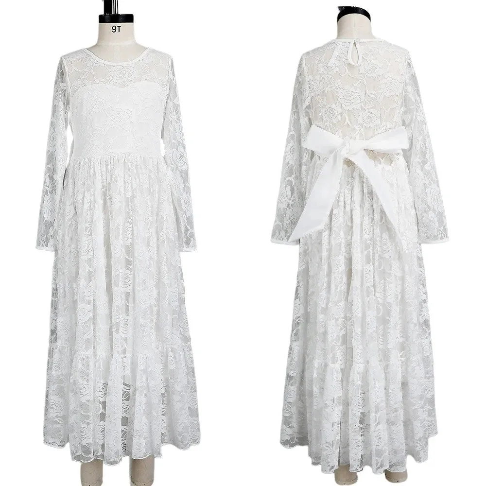 Robe Blanche Fille