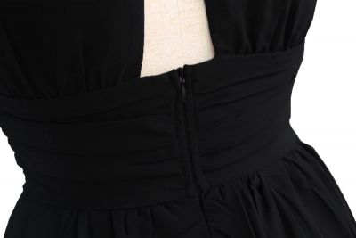 Robe d'été à décolleté plongeant sans manches pour femme