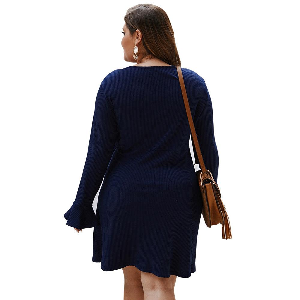 Robe Grande Taille Automne Hiver