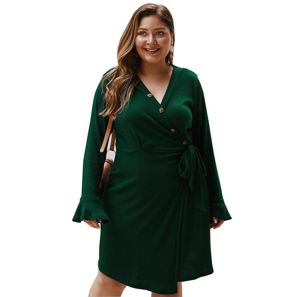 Robe Grande Taille Automne Hiver