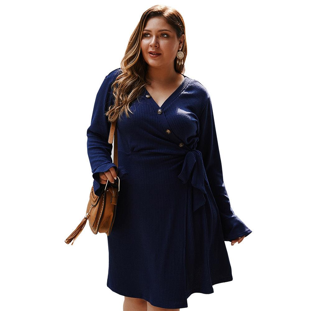 Robe Grande Taille Automne Hiver