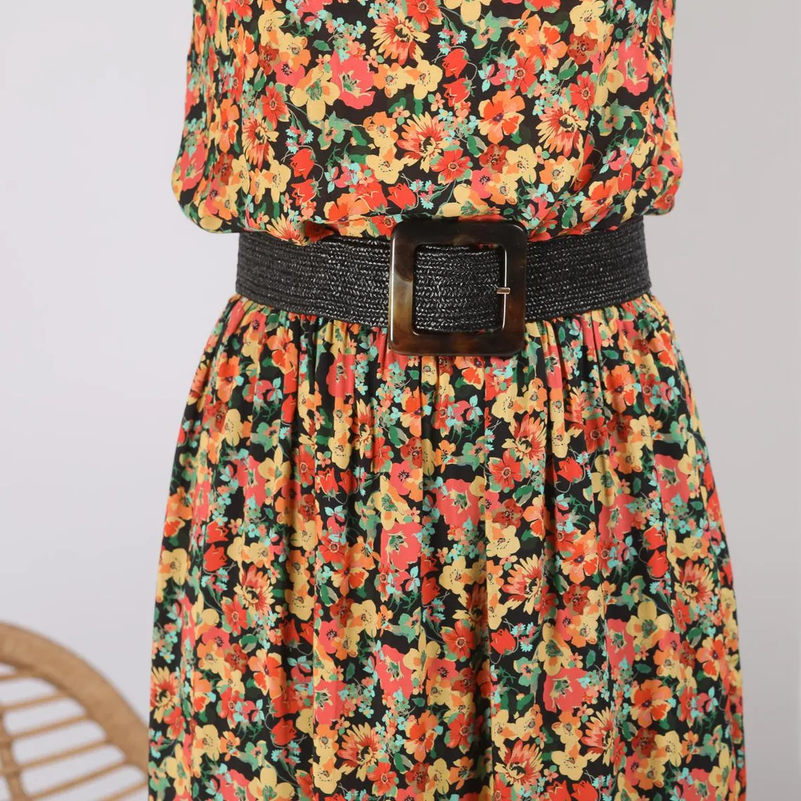 Robe longue à fleurs Emi en viscose | 3 Suisses