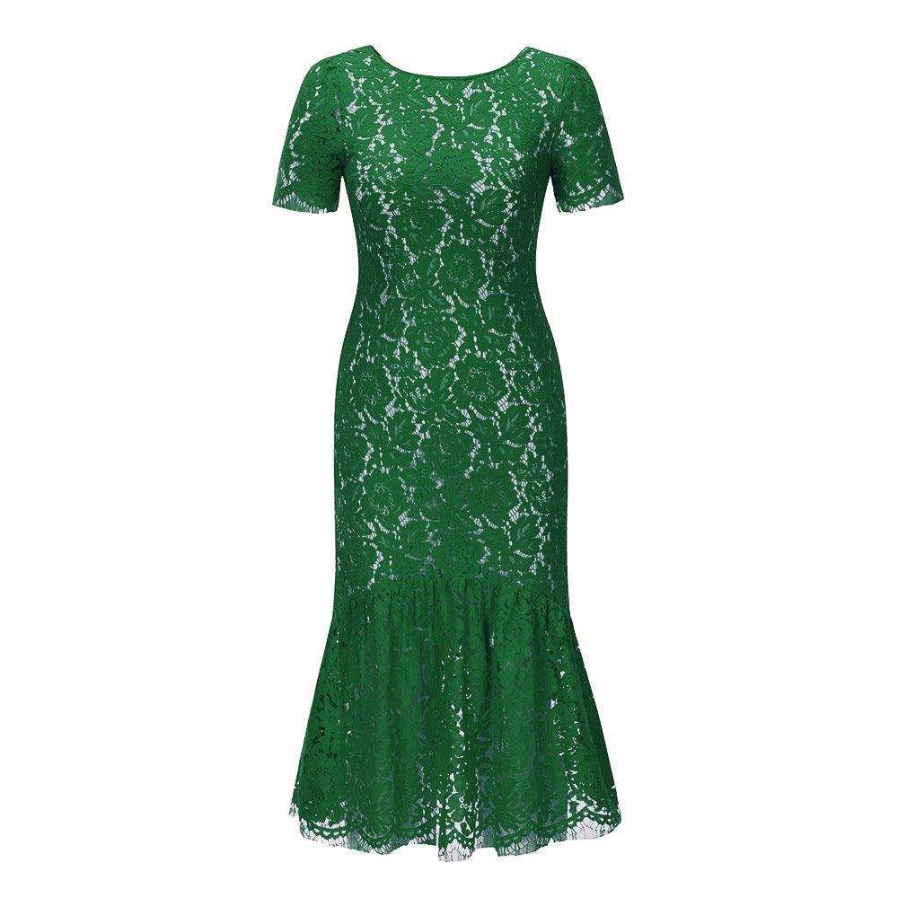 Robe Sexy Verte Dos Nu