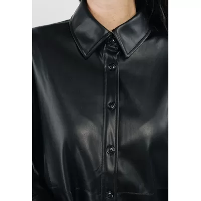 Robe simili - noir - sweewe