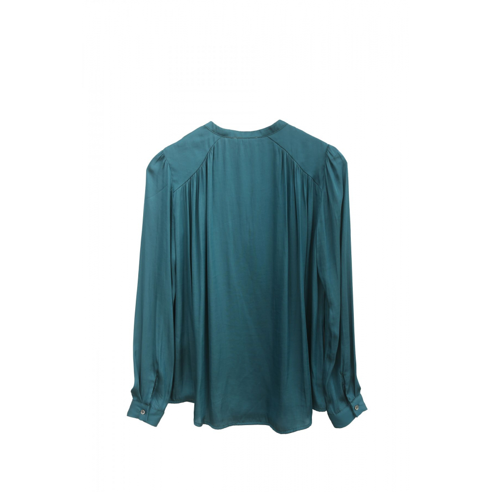 See U Soon blouse  satinée 22212073 bleu