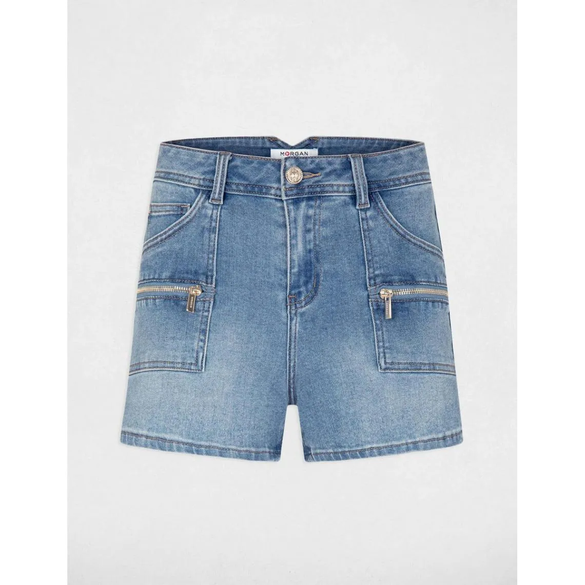 Short en jean détails zippés | 3 Suisses