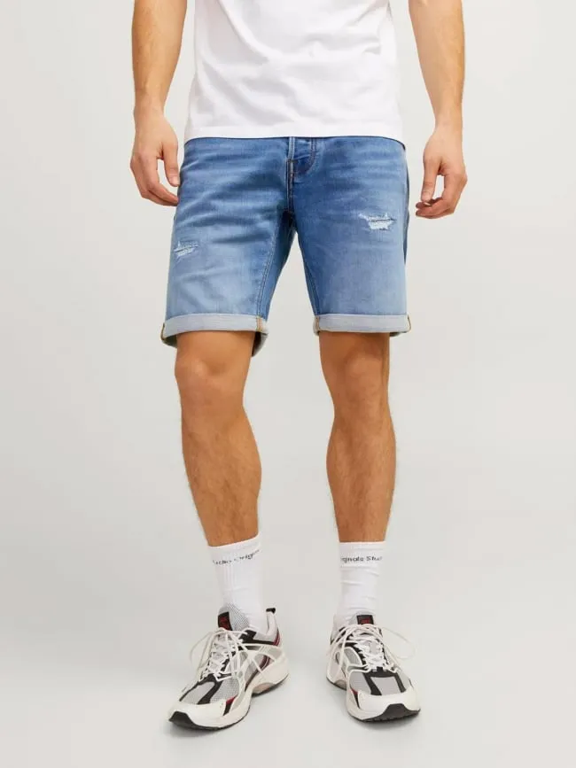 Short en jean rick icon ge 709 bleu homme - Jack & Jones | wimod