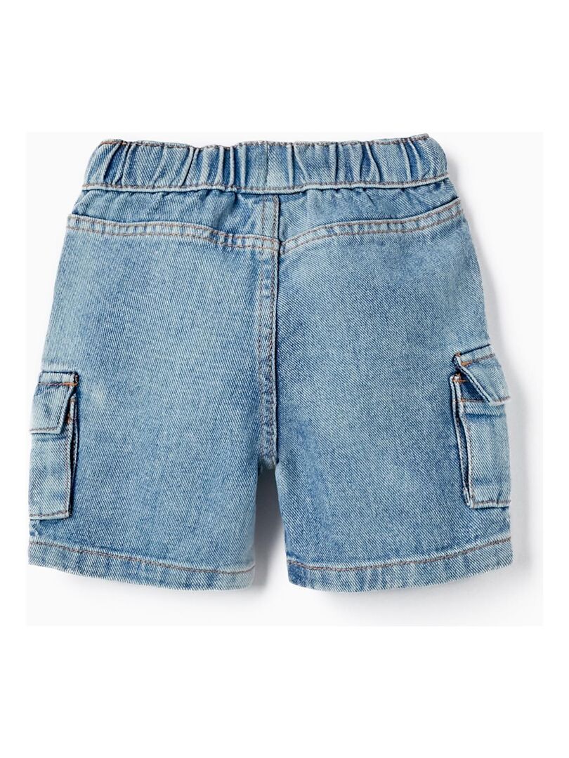 Shorts de sport en coton pour bébé garçon  SICILIAN DAYS - Bleu clair