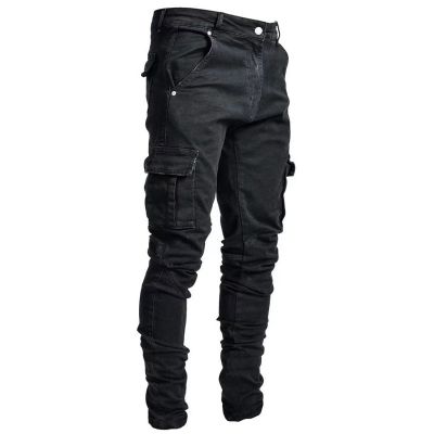 Skinny Jean cargo jambes étroites pour homme