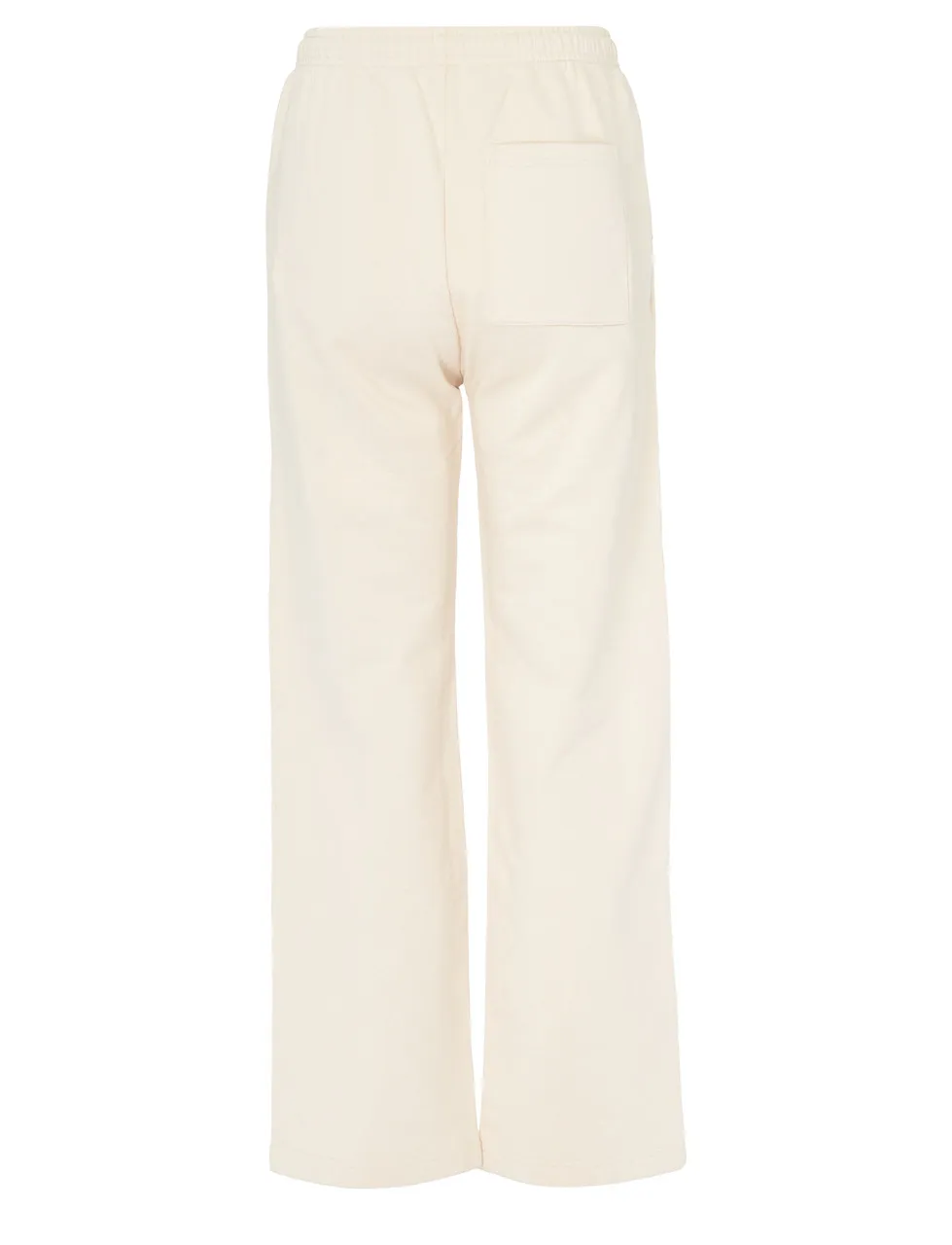 Sporty & Rich Pantalon en coton ivoire Vendome