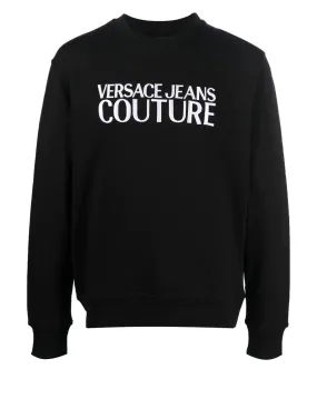 Sudadera Versace Jeans Couture con Logo Negra Hombre