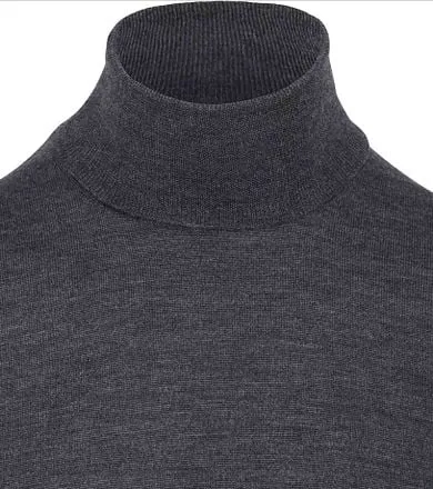 Suitable Pull Col Roulé Merino Anthracite MRI-C-23 kl M1220