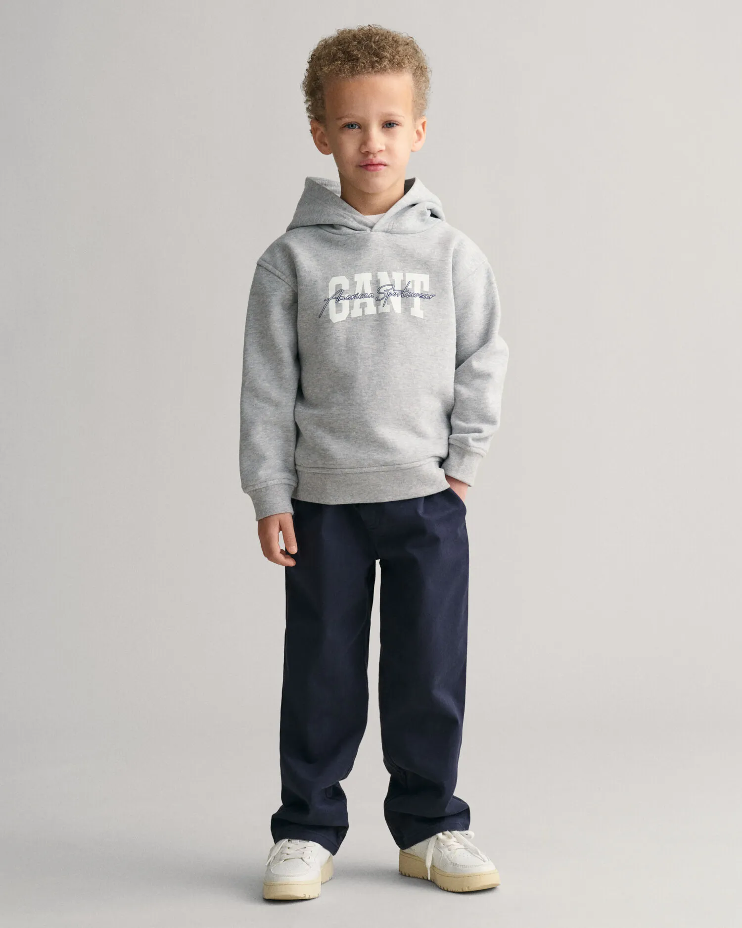 Sweat à capuche GANT Arch Script Kids