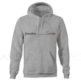 Sweat GRUNDENS Lobsterman hoodie Athletic heather