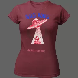 T-shirt Alerte Rouge OVNI