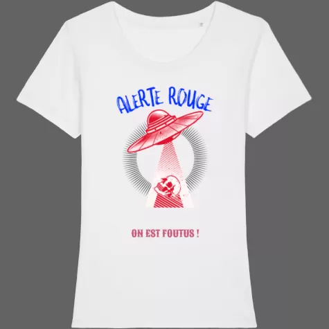 T-shirt Alerte Rouge OVNI