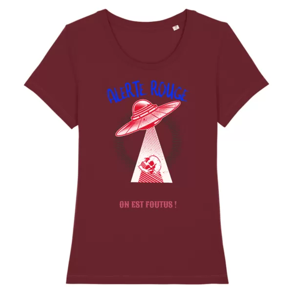 T-shirt Alerte Rouge OVNI