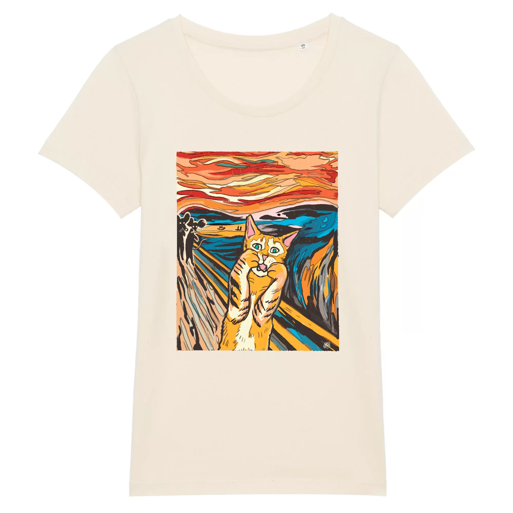 T-Shirt femme - CAT MUNCHSCREAM