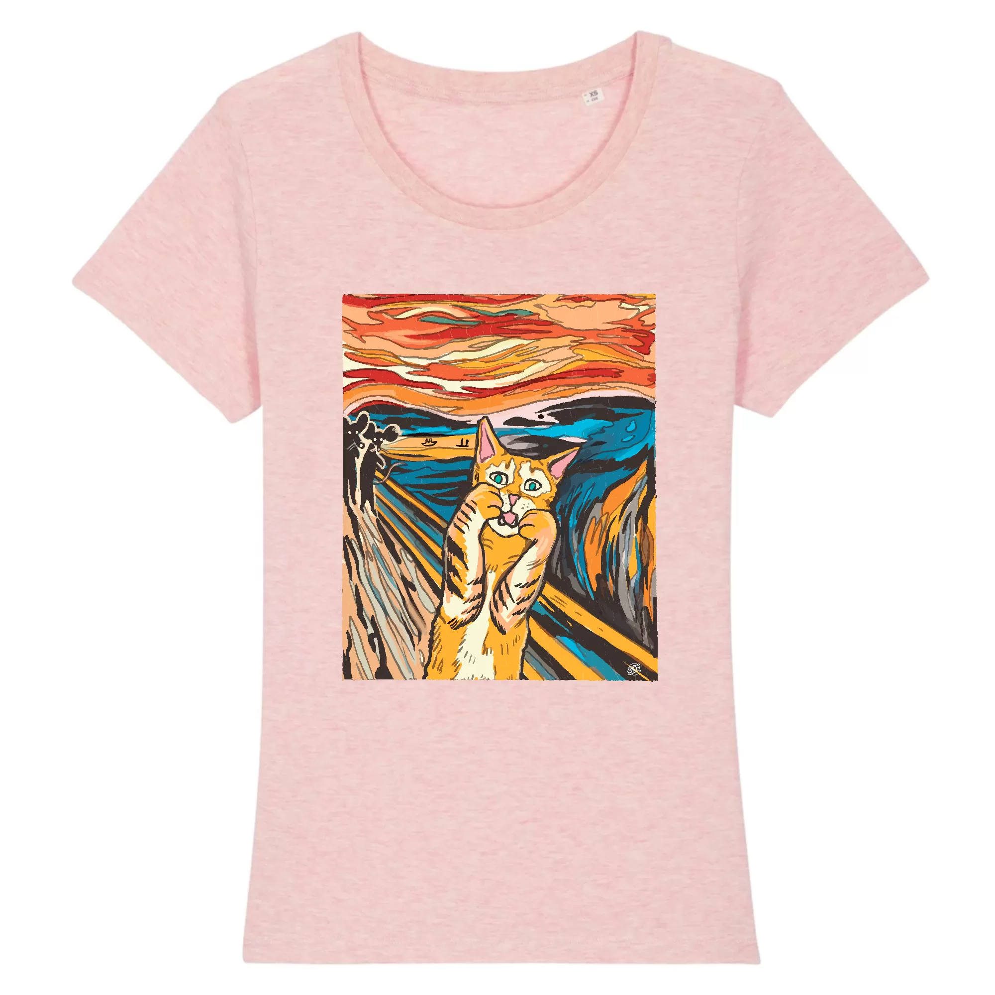 T-Shirt femme - CAT MUNCHSCREAM