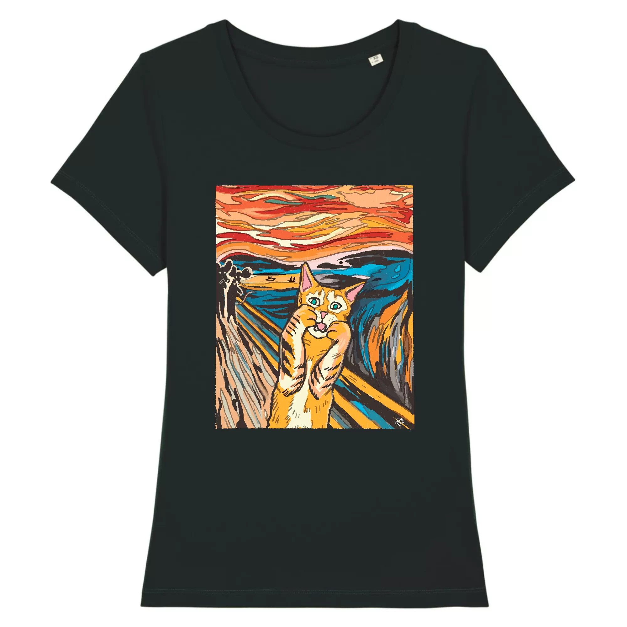 T-Shirt femme - CAT MUNCHSCREAM