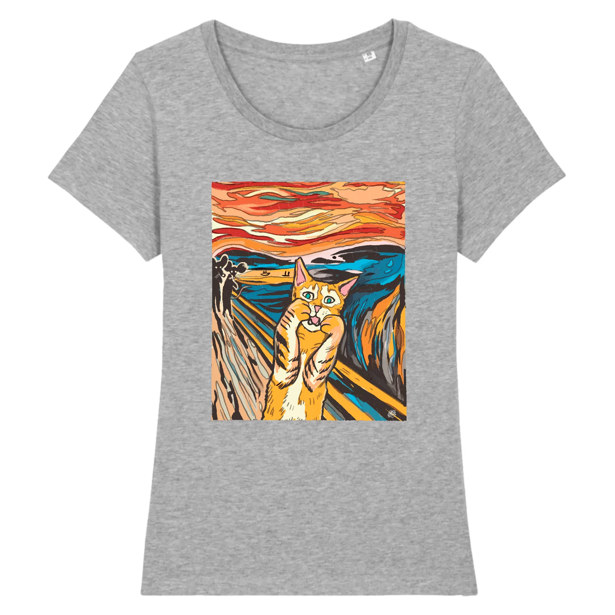 T-Shirt femme - CAT MUNCHSCREAM