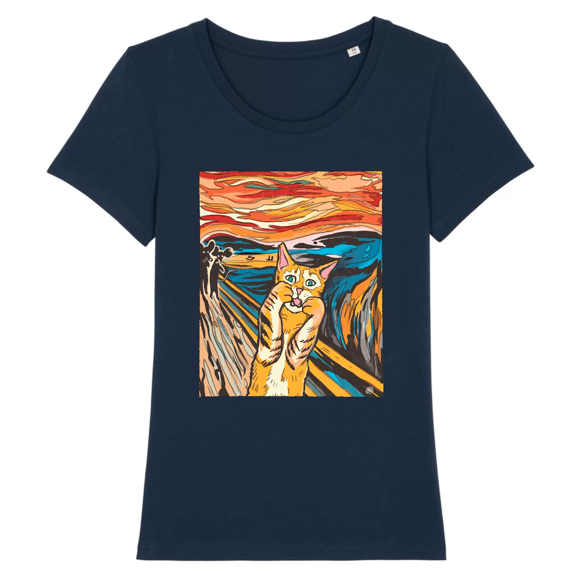 T-Shirt femme - CAT MUNCHSCREAM