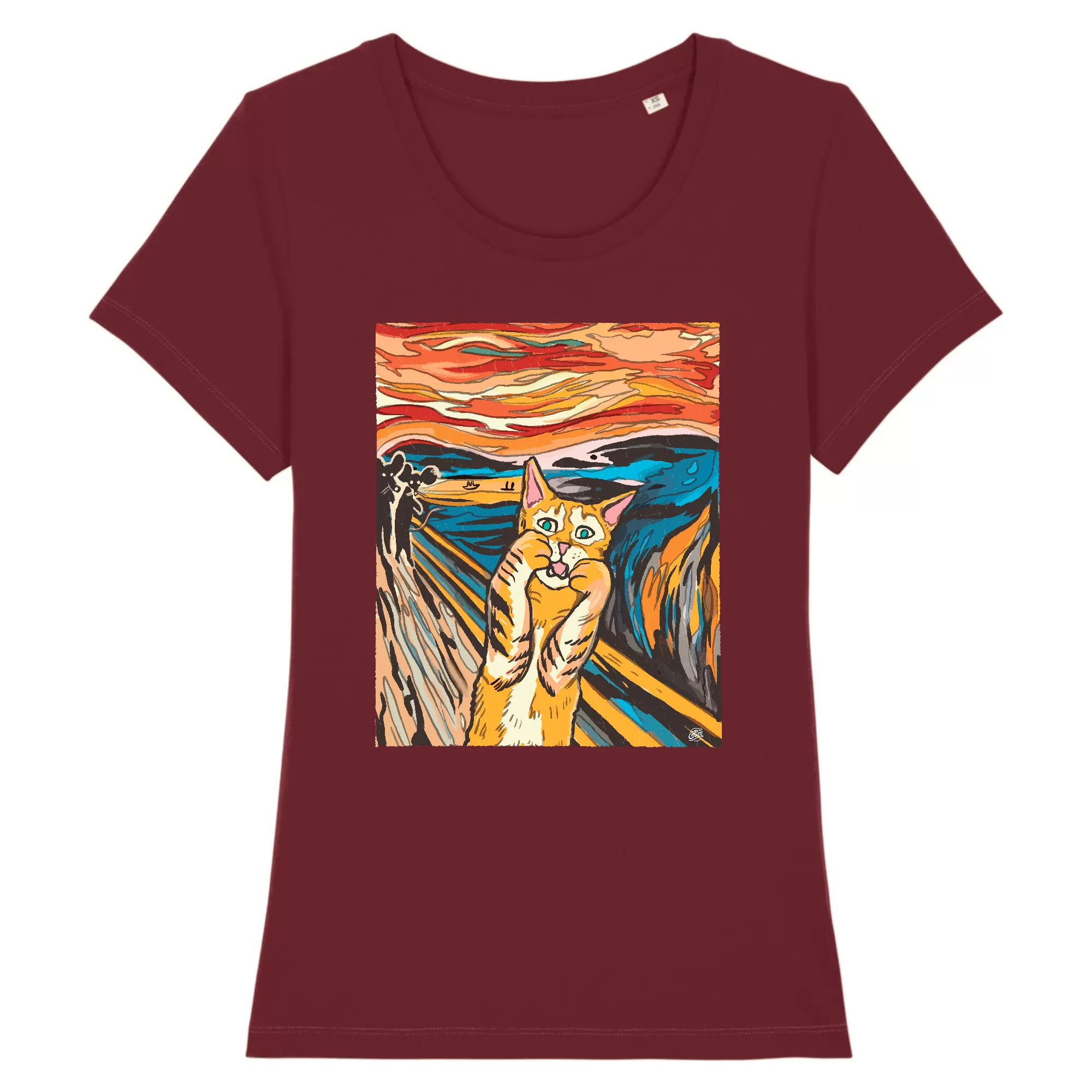 T-Shirt femme - CAT MUNCHSCREAM