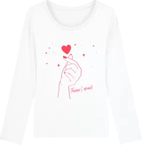 T-Shirt Femme Manches Longues - FAISONS L'AMOUR