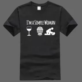 T-shirt I'm a simple woman