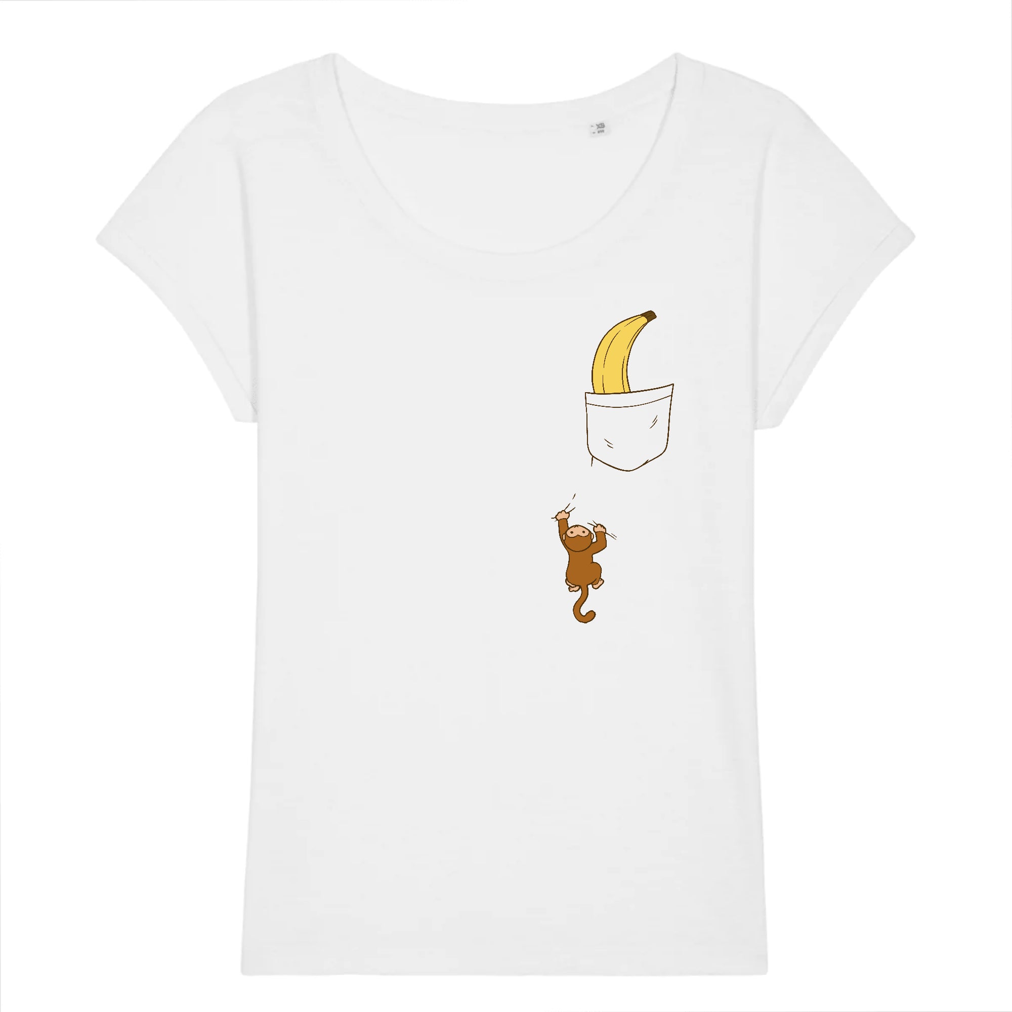 T-Shirt manches repliées - Monkey pocket ()