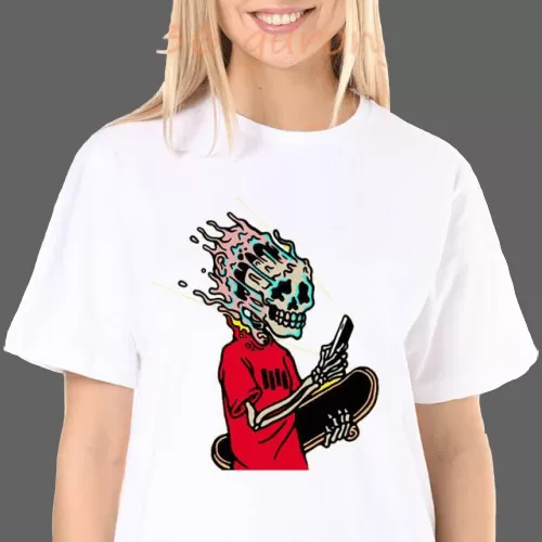 T-shirt Tête de mort ado