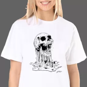 T-shirt Tête de mort dans la boue