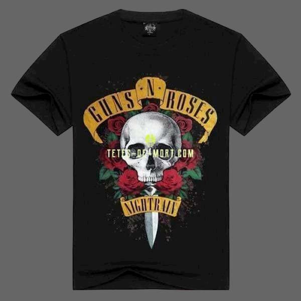 T-shirt tête de mort Guns'n Roses