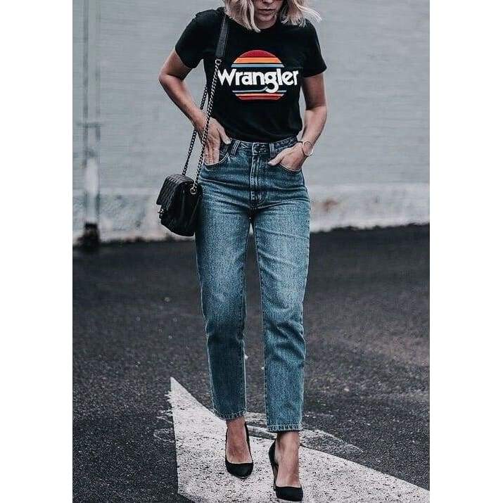 T-Shirt Vintage  Baseball Femme