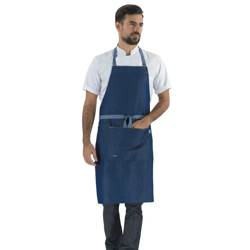 Tablier de cuisine professionnel en jean | Vêtements de cuisine Lafont