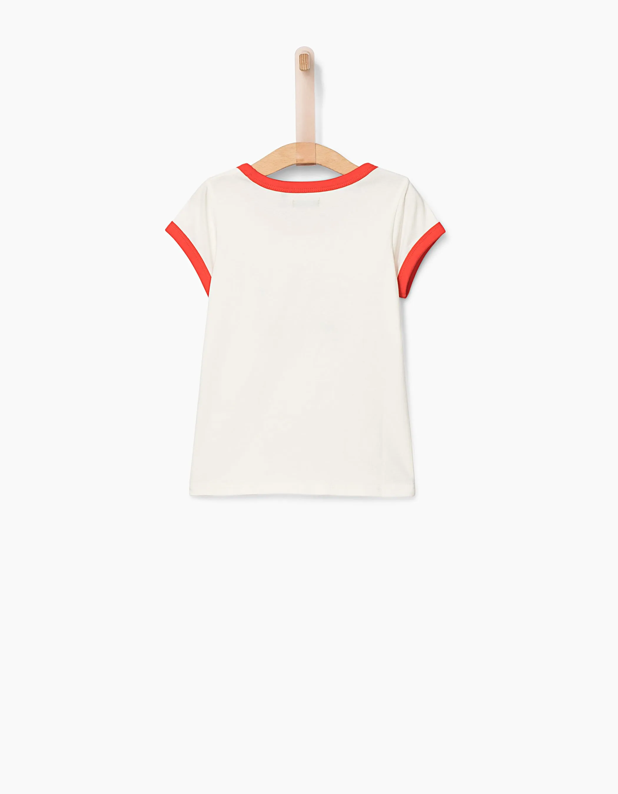 Tee-shirt blanc cassé GIRL POWER fille