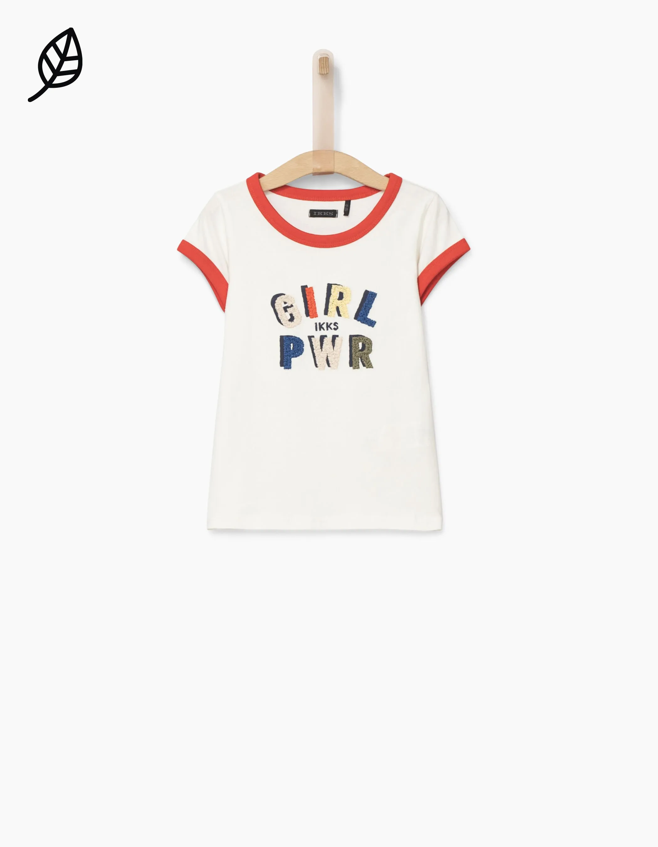 Tee-shirt blanc cassé GIRL POWER fille