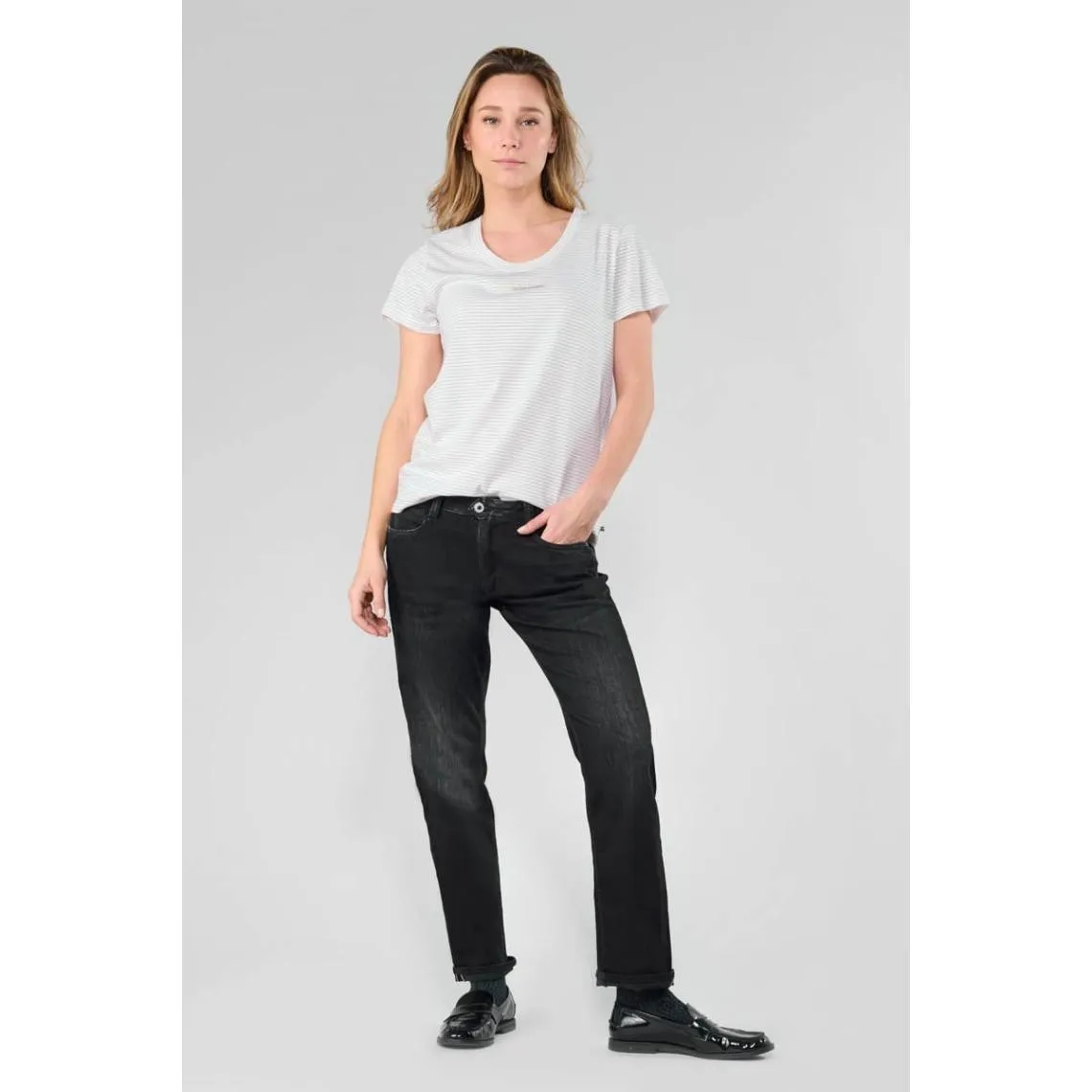 Tee-Shirt EDWIGE blanc Ines en coton | 3 Suisses