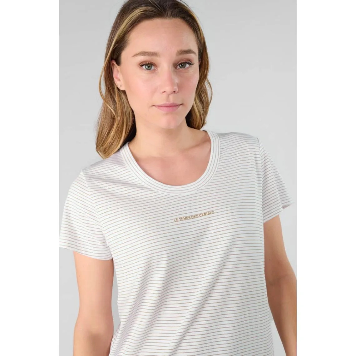 Tee-Shirt EDWIGE blanc Ines en coton | 3 Suisses