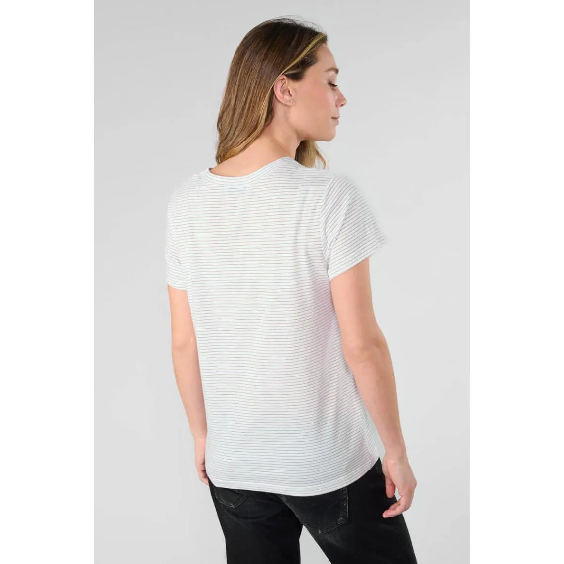 Tee-Shirt EDWIGE blanc Ines en coton | 3 Suisses