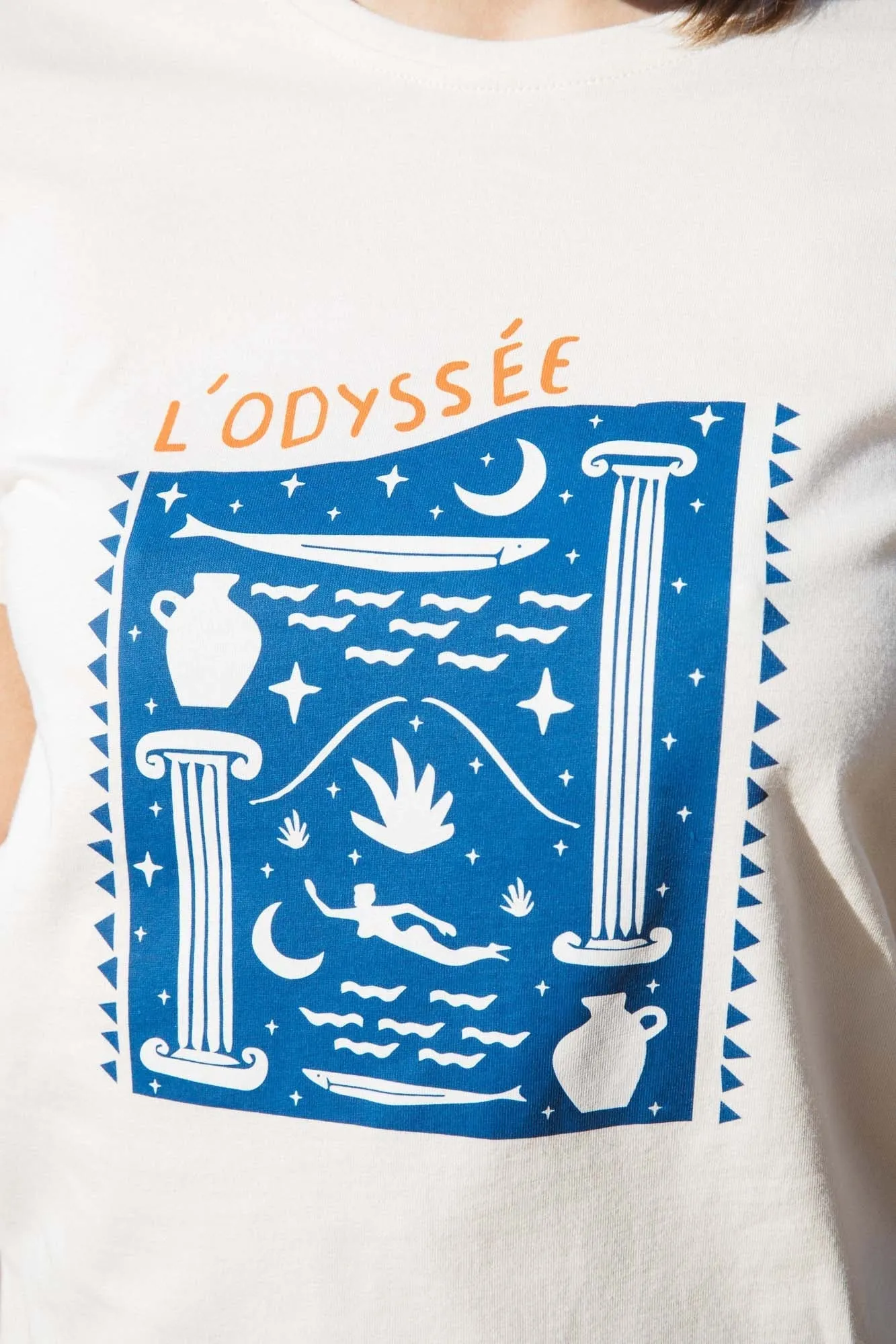 Tee-shirt Odyssée écru