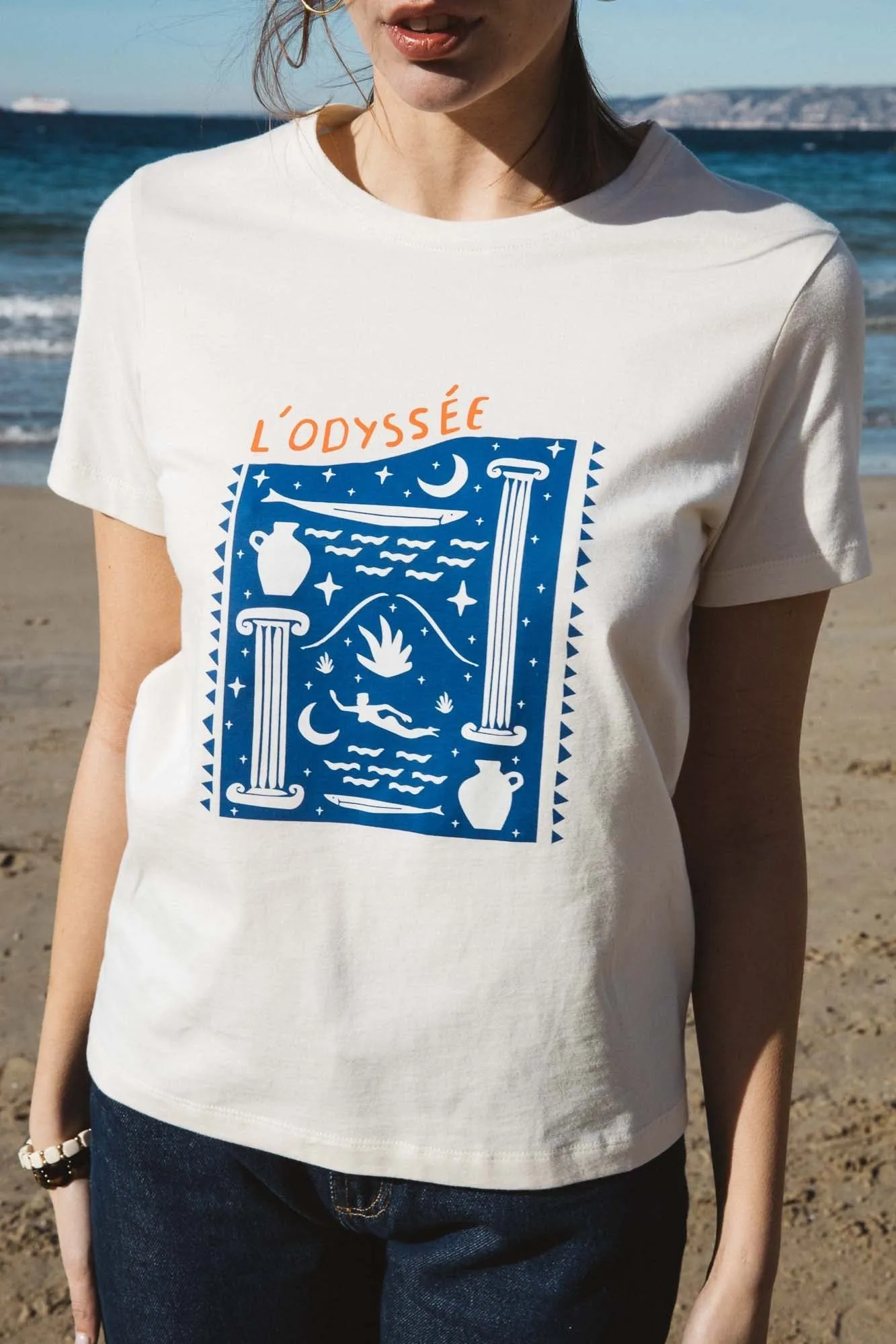 Tee-shirt Odyssée écru