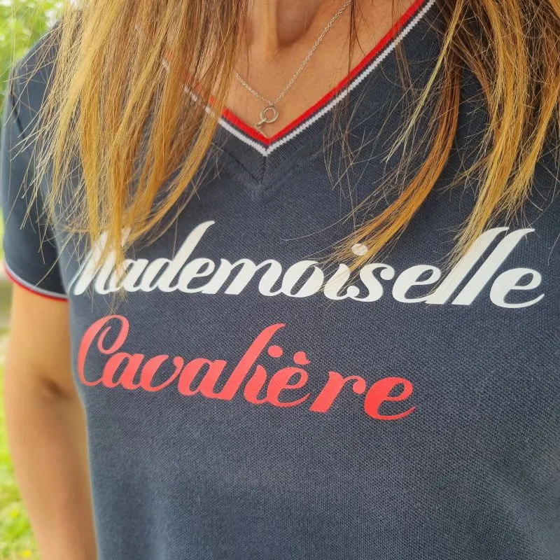 Tee shirt équitation Femme France Mademoiselle Cavalière - Equestra