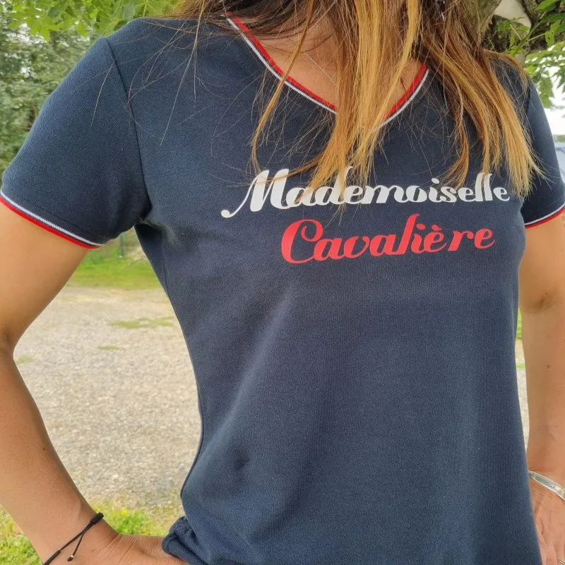 Tee shirt équitation Femme France Mademoiselle Cavalière - Equestra