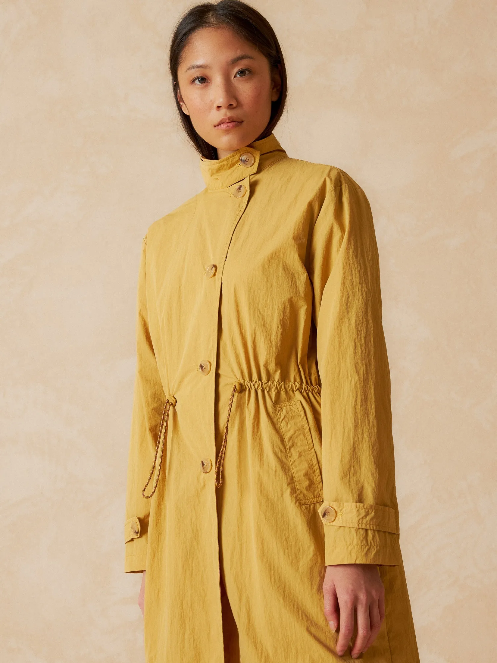 TRENCH-COAT 3/4 RÉGLABLE