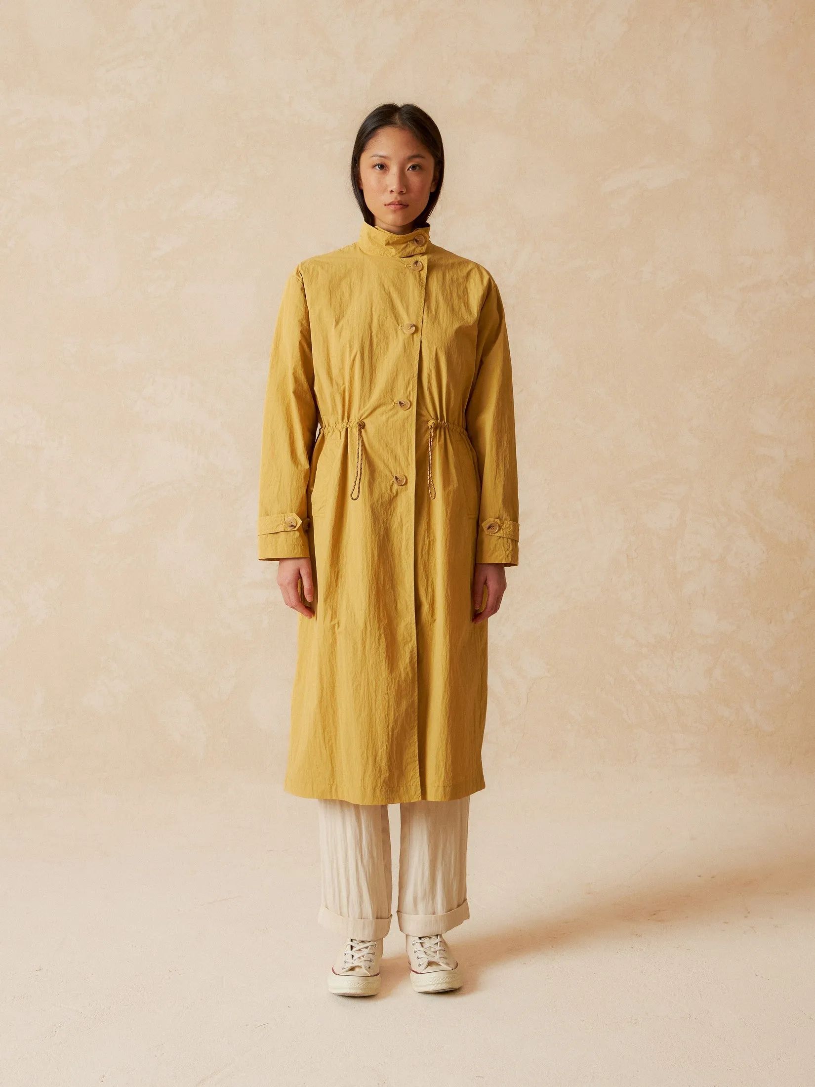 TRENCH-COAT 3/4 RÉGLABLE