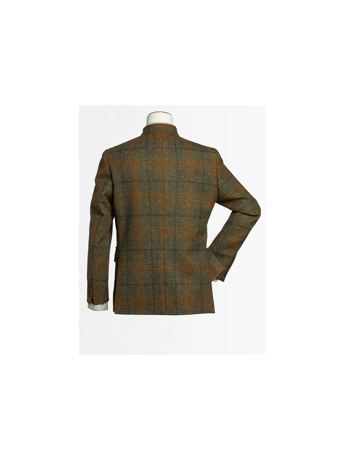 Veste Col Officier Tweed "Fox"