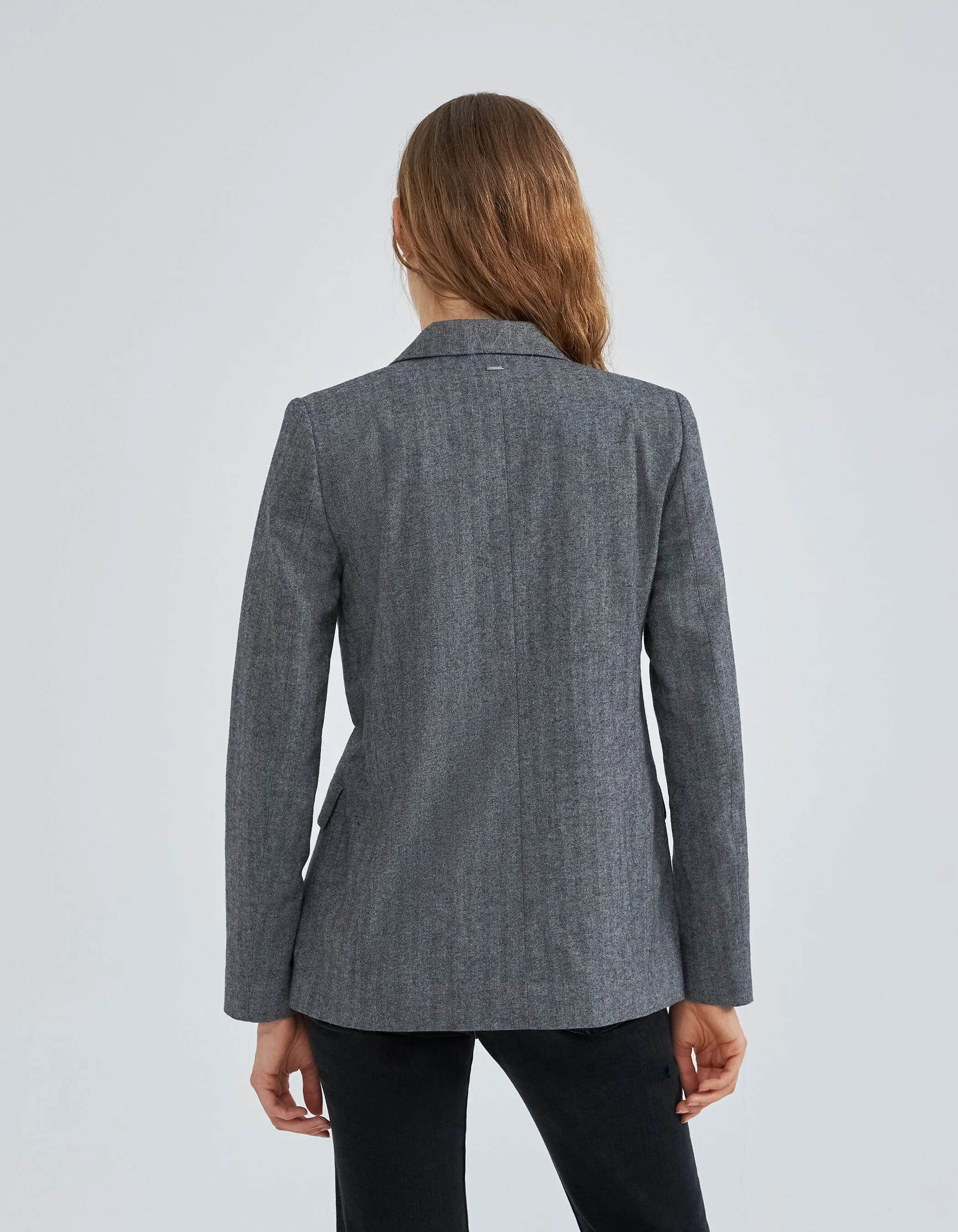 Veste de tailleur à chevron femme