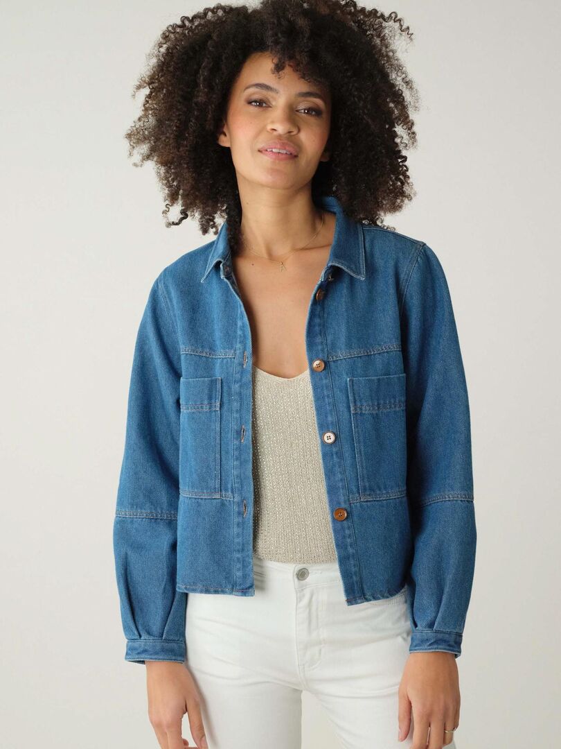 Veste en jean pour femme 'Deeluxe' - Bleu