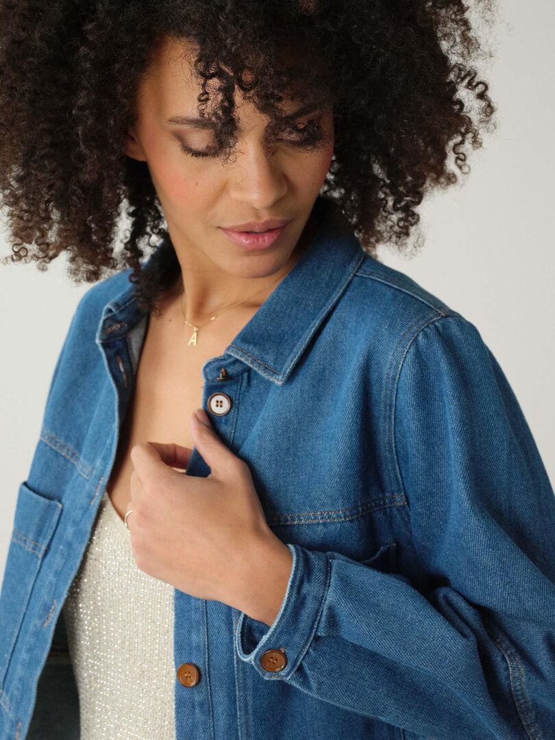 Veste en jean pour femme 'Deeluxe' - Bleu